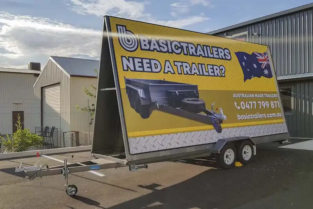 16X5 Tandem Axle Trailers 16X5 Advertising Trailers